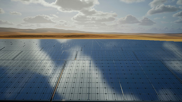 태양광 발전 환경 비주얼 영역